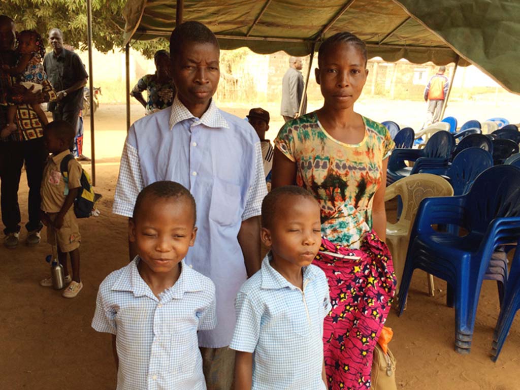 Yamoussoukro & Lovelace in the Ivory Coast at a SEE eye care clinic