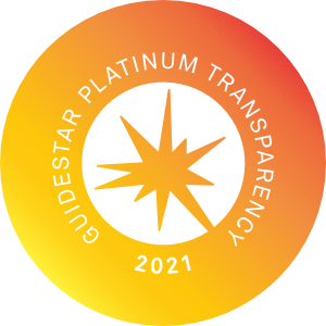 Guidestar Platinum Transparency award receipient badge