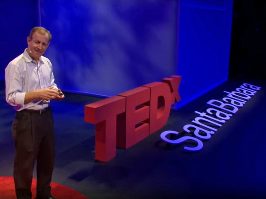 Dr. Jeffrey Levenson speaking at TEDx Santa Barbara