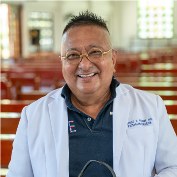 Dr. Malubay smiling.