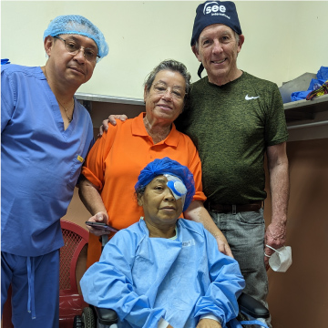 Ken with patients