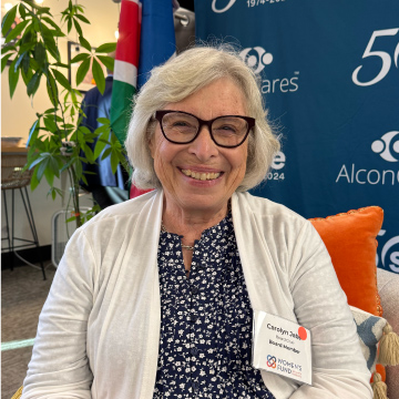 Carolyn Jabs smiling