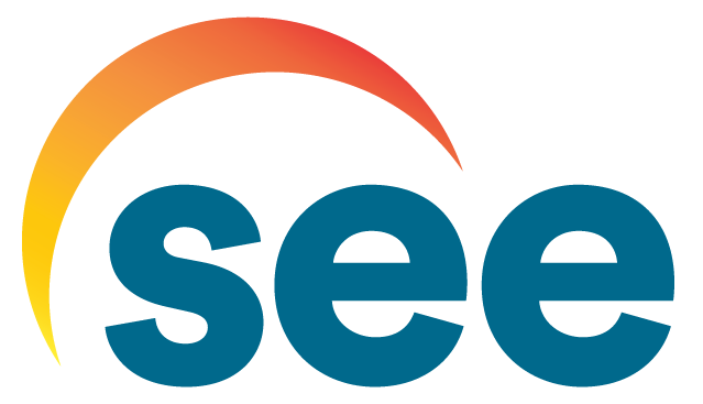 SEE logo blue