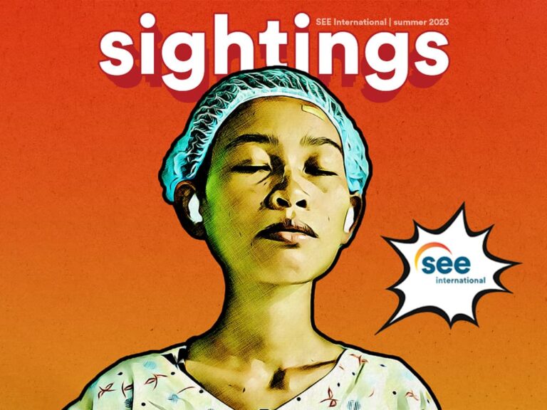 Cover image for Sightings, summer 2023. Sightings is SEE's quarterly newsletter.